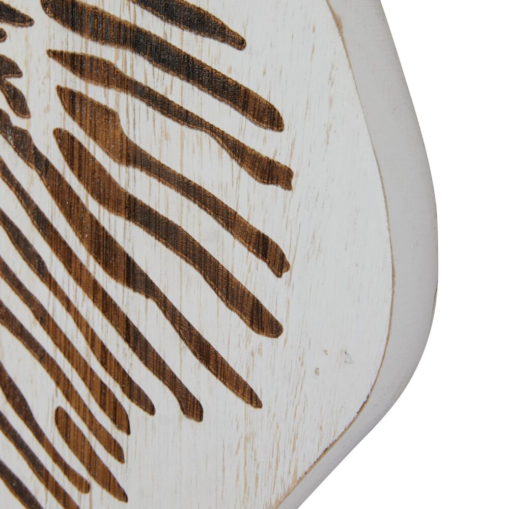 Maple and Jade 30&quot; x 10.5&quot; Coastal Fish Wall Decor in Brown and White &#40;Set of 3&#41;, , large