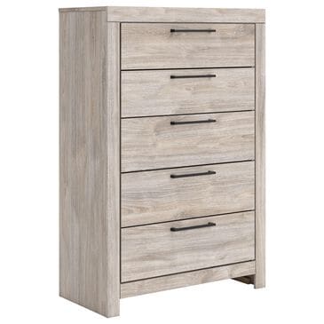 Ashley Broachmyn 5 Drawer Chest in Light Gray, , large