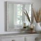 Urban Home Boho Chic Dresser and Mirror in Washed White, , large