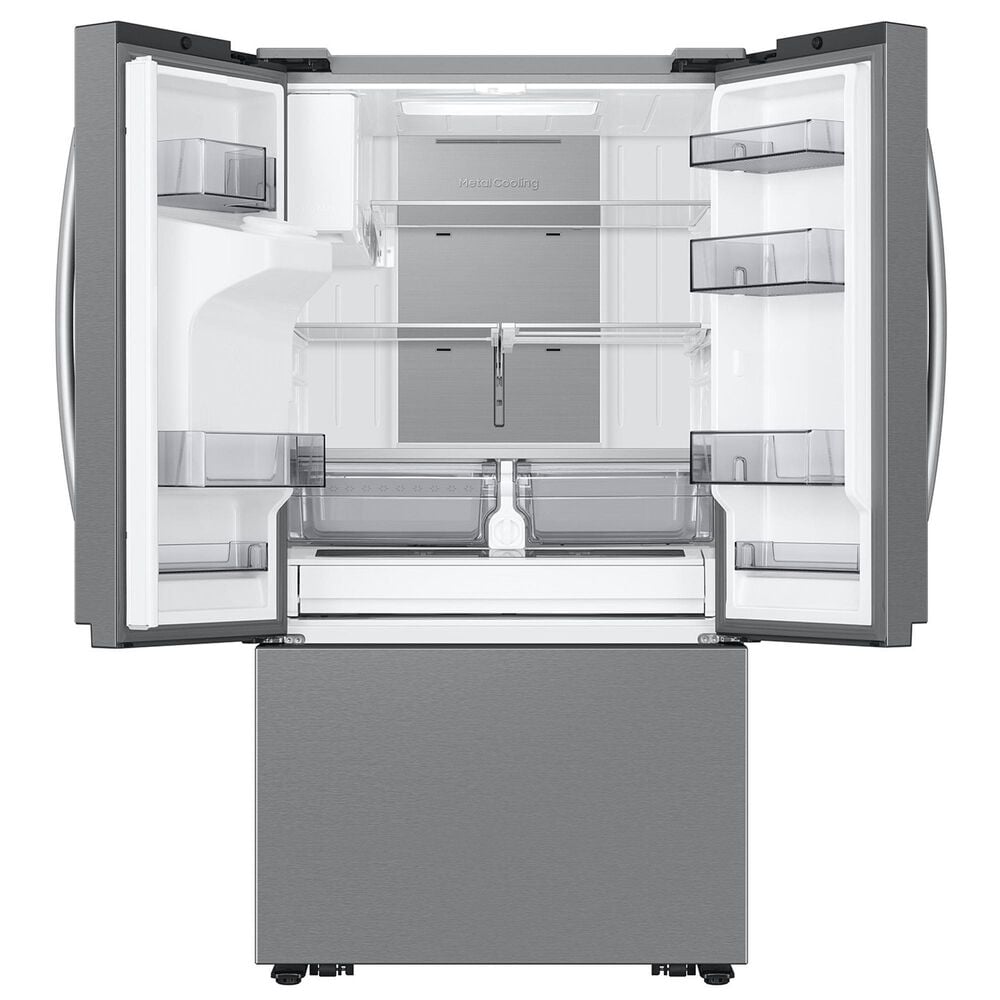 Samsung Large Capacity 3-Door French Door 31 cu. ft. Refrigerator with 4 Types of Ice in Stainless Steel, , large