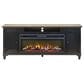 Wycliff Bay Hartford 75" Fireplace TV Stand in Black and Gray, , large