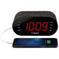 iHome FM Dual Alarm Clock Radio with USB Charging in Black, , large
