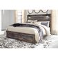 Ashley Drystan King Panel Headboard in Rustic Brown, , large