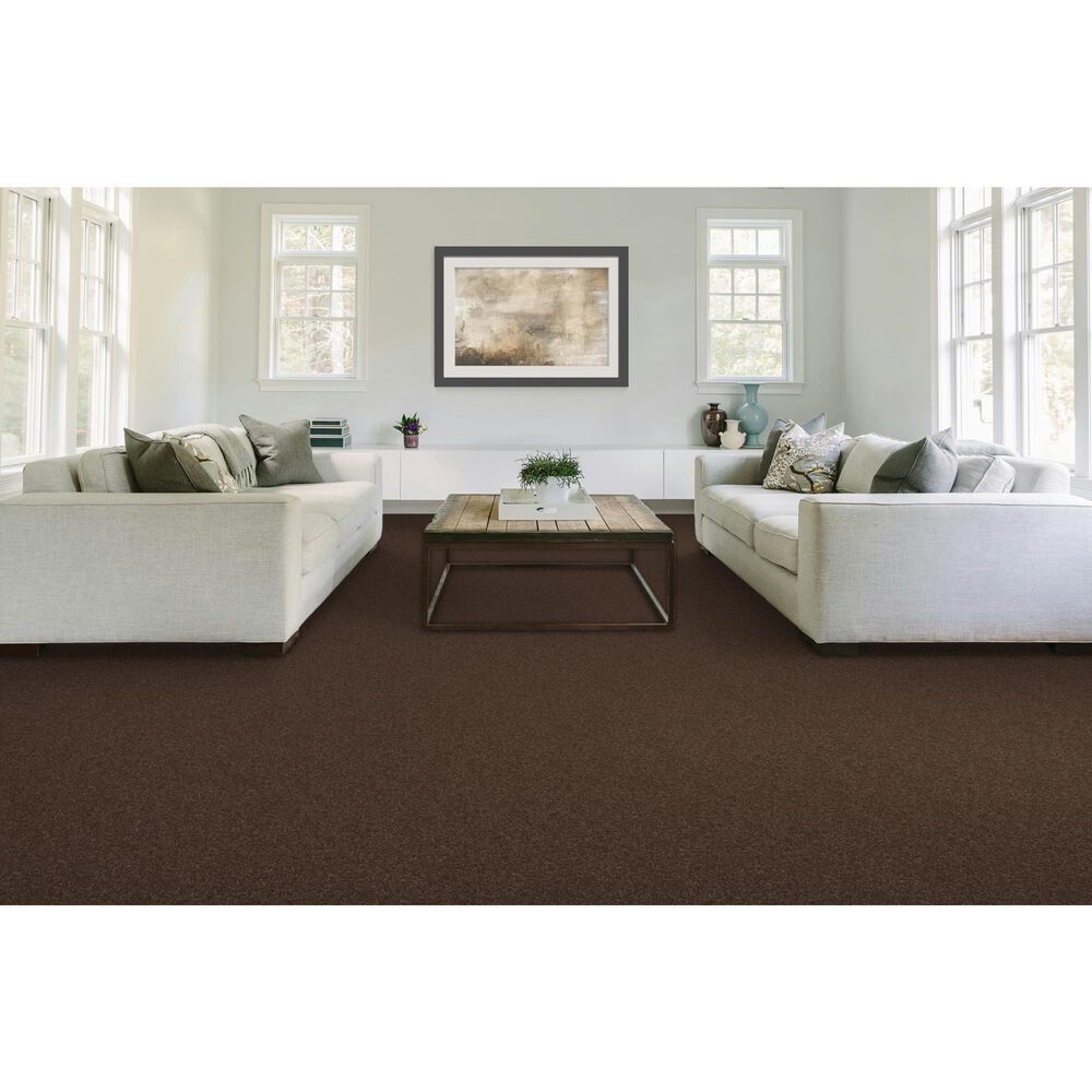 Mohawk Quality Feeling Carpet in Chocolate Chip, , large