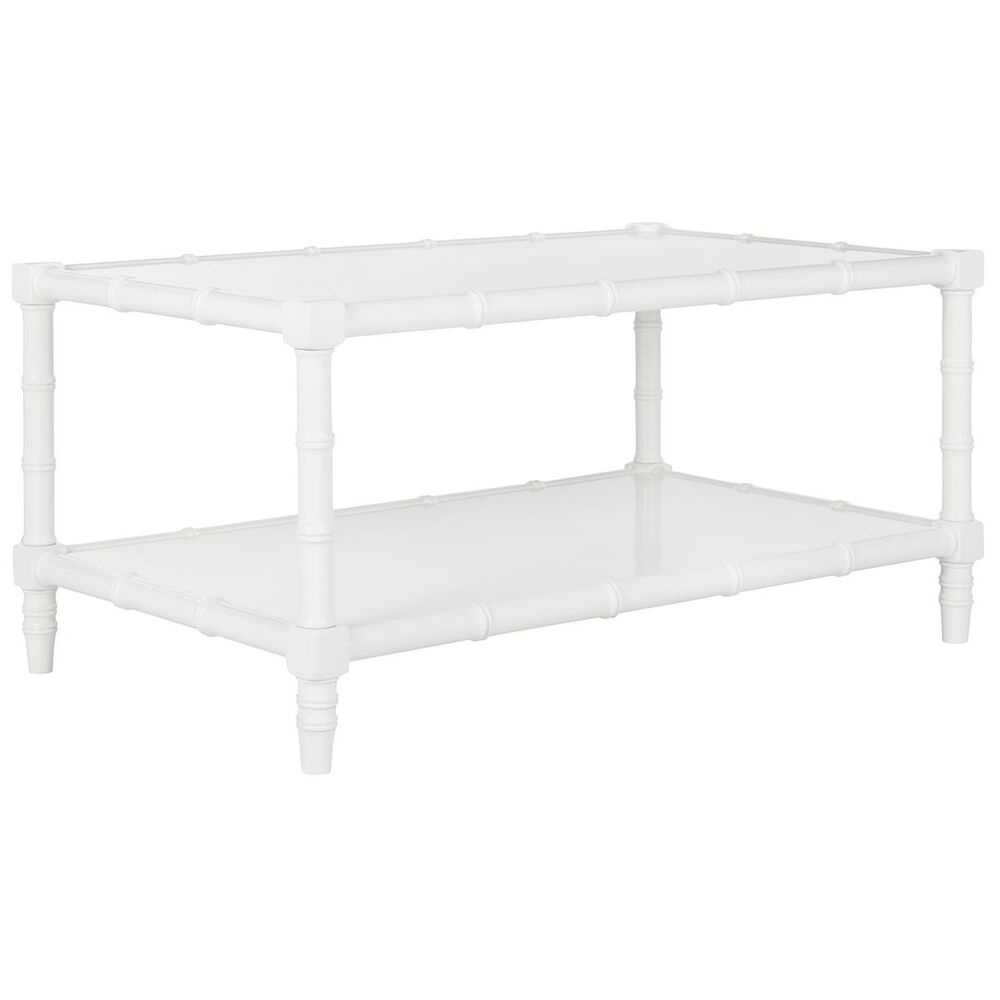 Safavieh Noam Coffee Table in White, , large