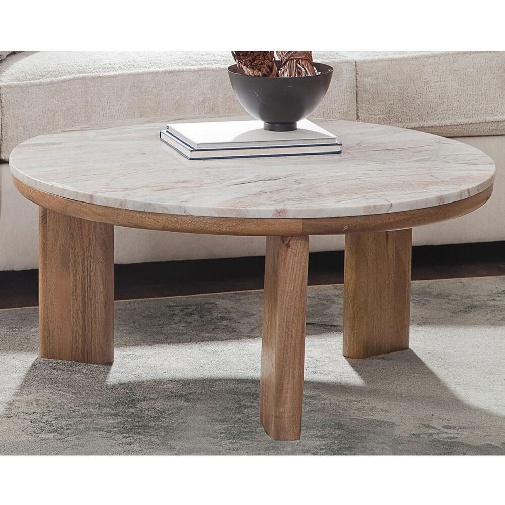 Steve Silver Sidney Coffee Table in Brown and Honey, , large