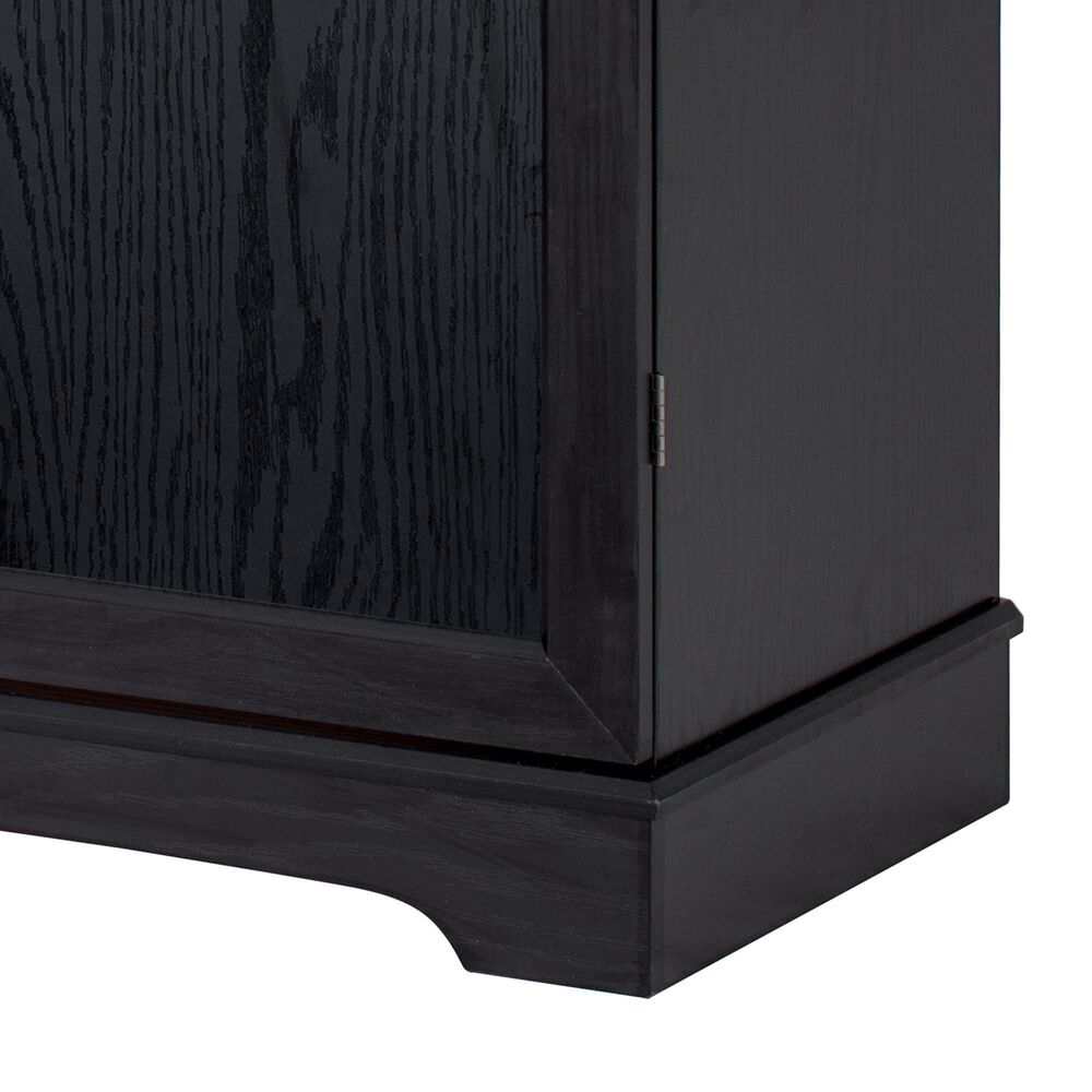 HOMLUX HOMLUX 78.2" Tall Farmhouse Kitchen Pantry Cabinet with 8 Door Shelves, Storage Cabinet with 4 Adjustable Shelves, Hidden Drawer, Wine Rack, Versatile Cupboard for Kitchen, Dining &amp; Bathroom, Ash Black, , large