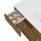 James Martin Bellshire 48" Single Bathroom Vanity in Honey Oak with 3 cm Eternal Jasmine Pearl Silestone Top, Rectangular Sink and FreePower Wireless Charger, , large