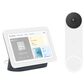 Google Nest Hub with Google Assistant - Charcoal (2nd Generation) + Nest Doorbell Battery in Snow, , large