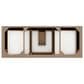 James Martin Vanities Brookfield 60" Single Bathroom Vanity in Pecan with 3 cm Arctic Fall Solid Surface Top and Rectangular Sink, , large