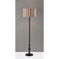 Adesso Claret Floor Lamp in Black, , large