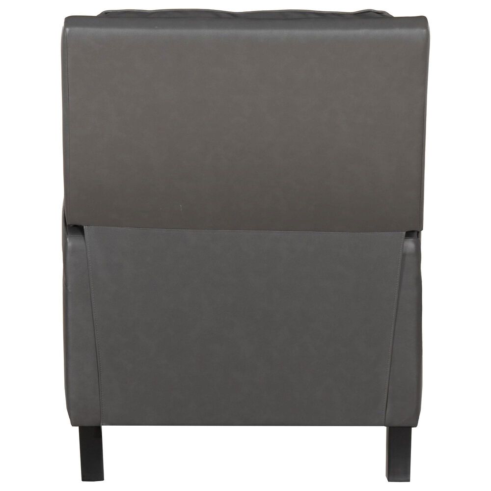 Linon Home Decor Portico Push Back Recliner in Gray, , large