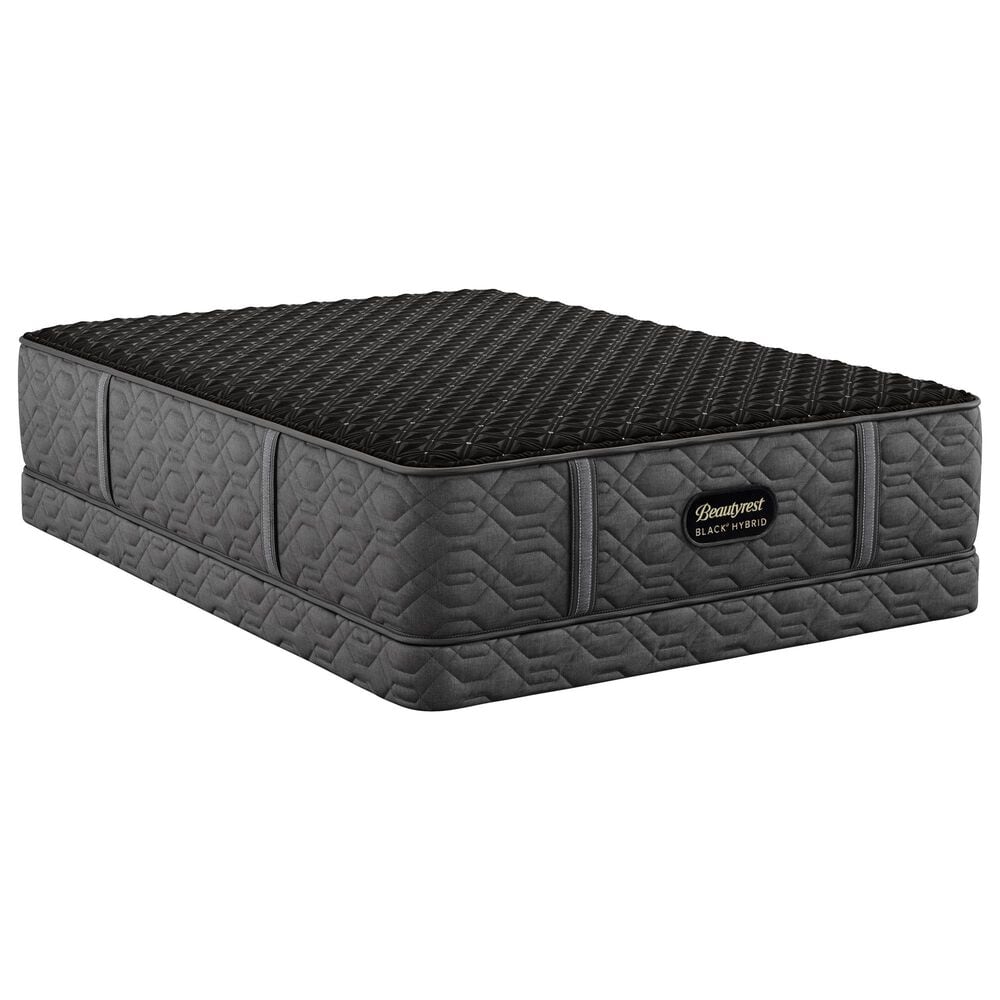 Beautyrest Black Series1 Plush Pillowtop Queen Mattress with Low Profile Box Spring, , large