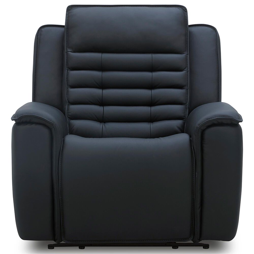 Interlochen High End Power Recliner with Power Headrest in Jet Black, , large