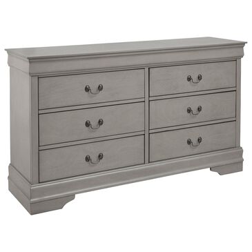 Signature Design by Ashley Kordasky 6 Drawer Dresser in Gray, , large