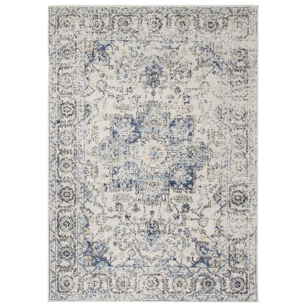 Safavieh Madison MAD603K 5"1" x 7"6" Turquoise and Ivory Area Rug, , large