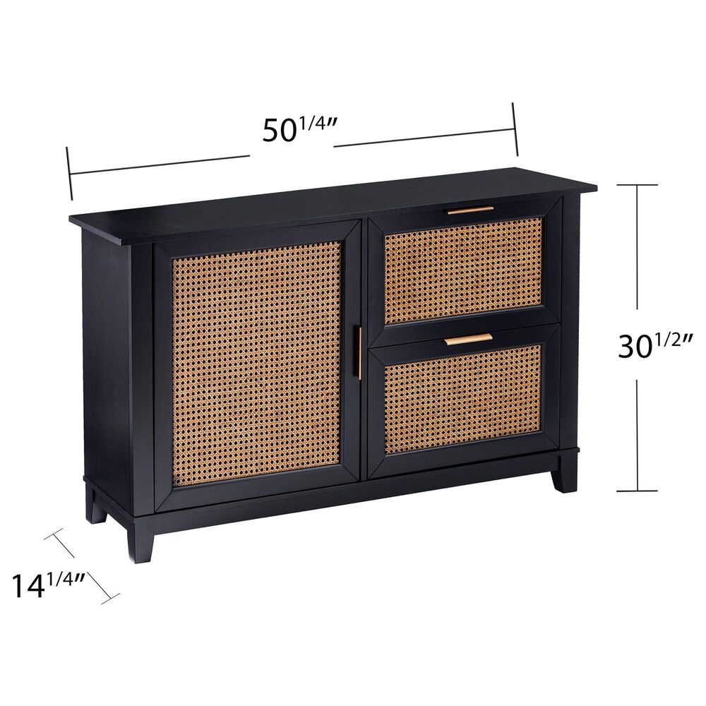 Southern Enterprises Chekshire Anywhere Storage Cabinets in Black and Natural, , large