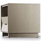 BDI Kava 28" 1-Drawer Nightstand in Washed Oak with Outlets and USB Ports, , large