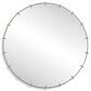 Uttermost Pali Round Wall Mirror in Black and Antiqued Brushed Gold, , large