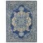 Amerr Boho 2" x 3" Steel Blue Area Rug, , large
