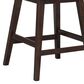 OSP Home Allingham 26" Swivel Counter Stool with Molasses Cushion in Dark Walnut, , large