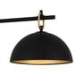 Quoizel Cleo 3-Light Linear Chandelier in Matte Black, , large