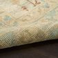Nourison Heritage Vine HTV03 Light Blue 12" x 15" Area Rug, , large
