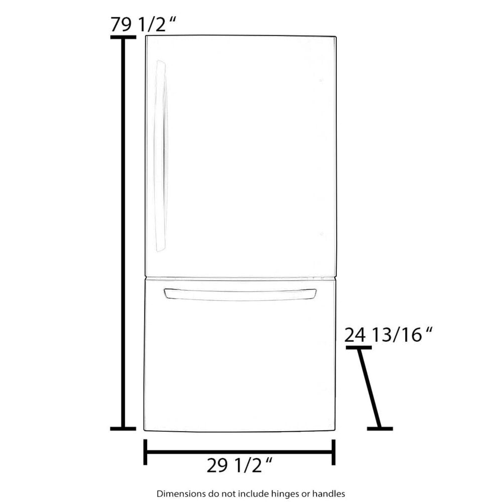 Liebherr 30&quot; Bottom-Freezer Refrigerator in Stainless Steel, , large