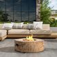 Hearth and Haven Outdoor Propane Fire Pit with 30,000 BTU Output in Brown, , large