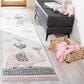 Safavieh Carousel CRK127 2"3" x 10" Pink and Ivory Kids Runner, , large