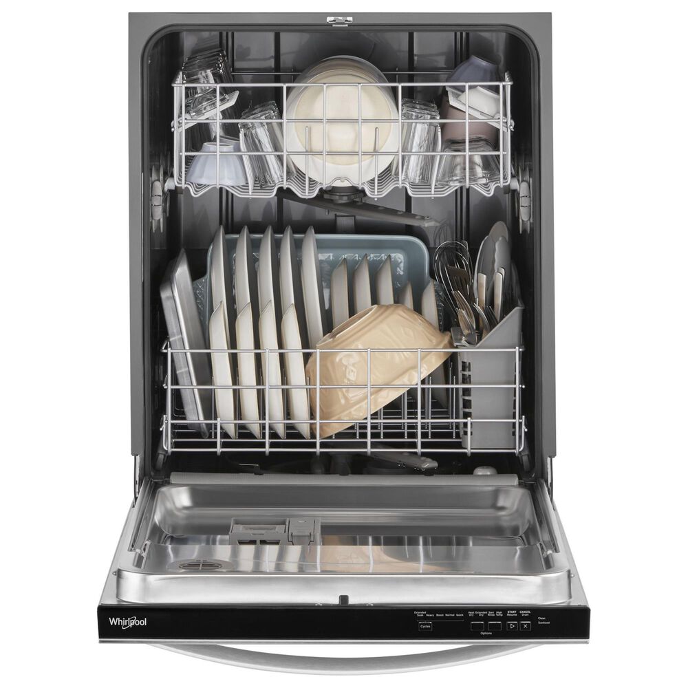 Whirlpool Towel Bar Dishwasher with Boost Cycle in Fingerprint Resistant Stainless Steel, , large