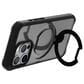 ITSkins Hybrid R MagSafe Case for Apple iPhone 15 Pro Max with Stand in Black and Transparent, , large