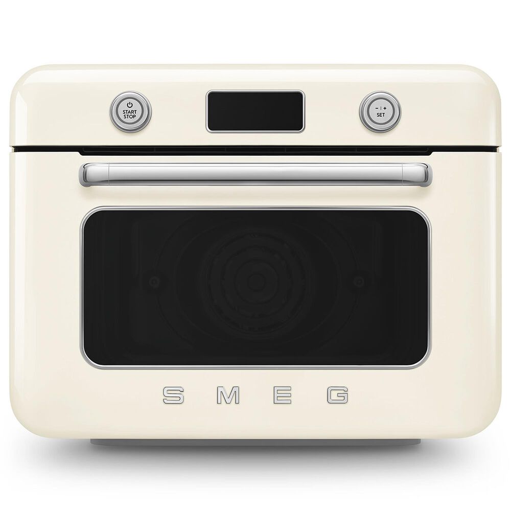SMEG 1.06 Cu. Ft. Countertop Combi Steam Oven in Cream, , large