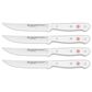 Wusthof Gourmet Steak Knife in Stainless Steel and Black (Set of 4), , large