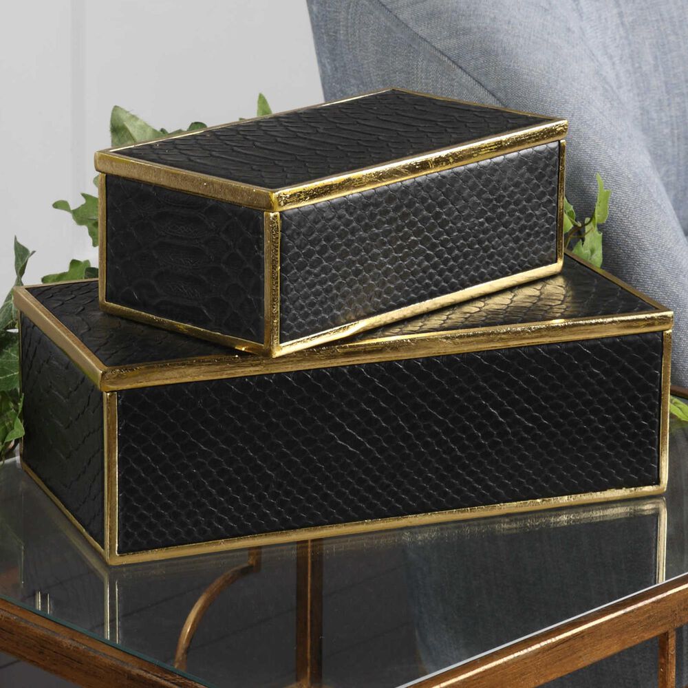 Uttermost Ukti Aligator Boxes (Set of 2), , large