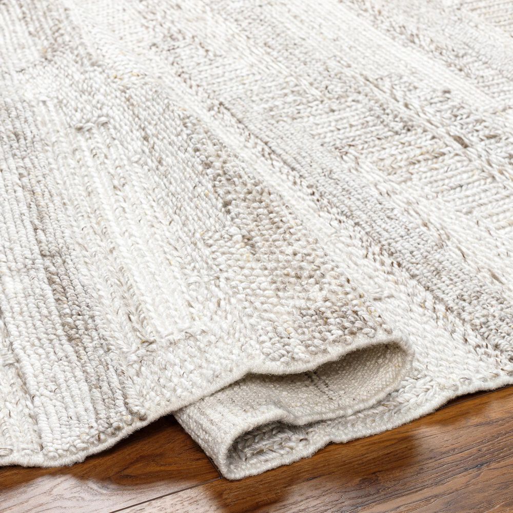 Surya Floria FLI2302 2&#39; x 3&#39; Light Grey Area Rug, , large