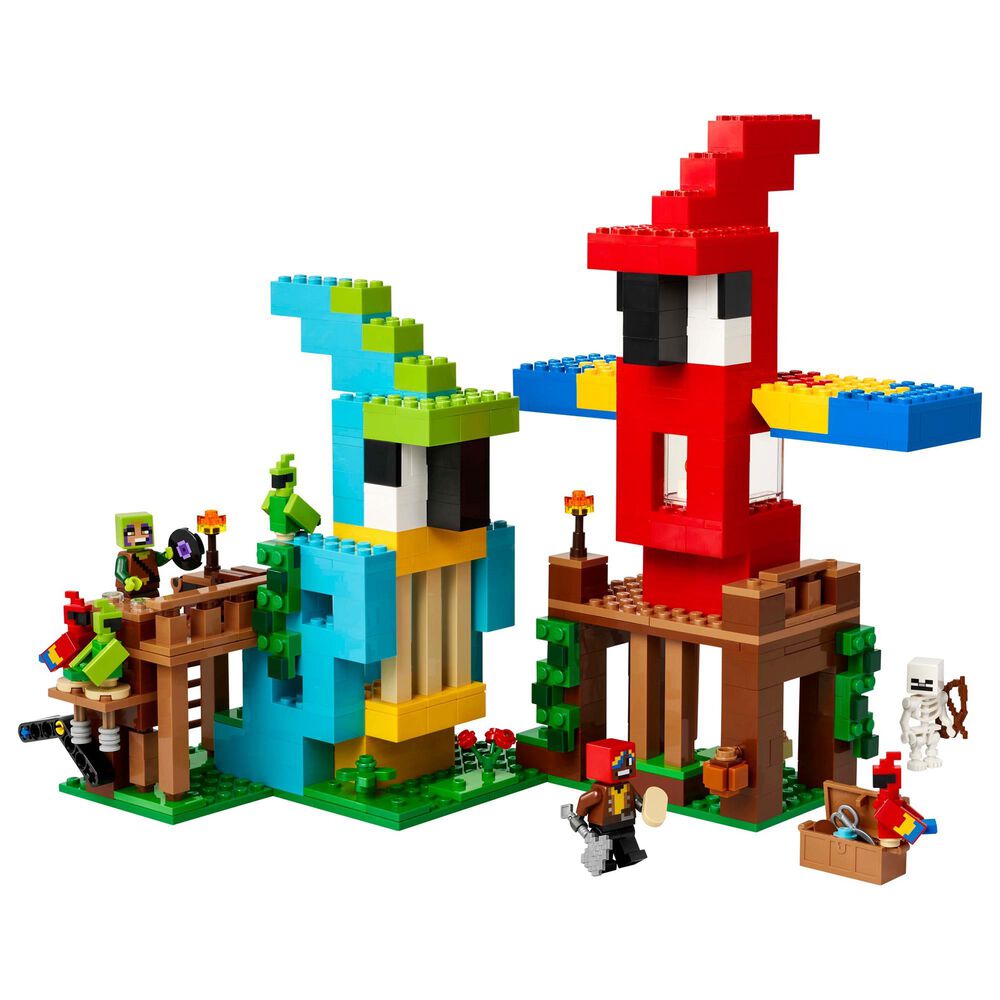 LEGO Minecraft The Parrot Houses Building Set in Multicolor, , large