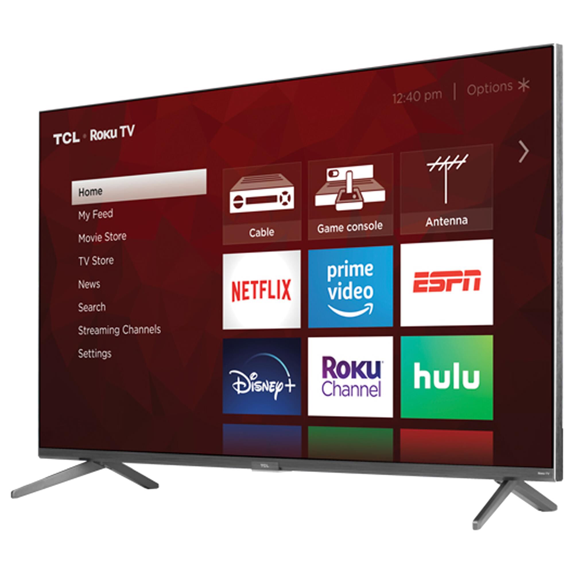 Smart TV with 2.1 Dolby Audio Sound Bar 