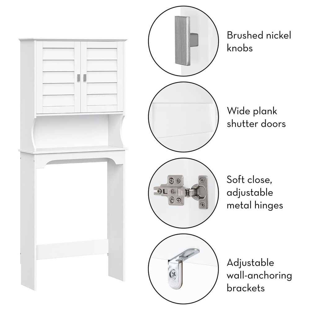 RiverRidge Home Brookfield Bathroom Spacesaver in White, , large