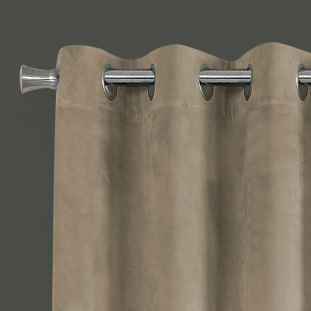 Monarch Specialties 52&quot; x 84&quot; Curtain Panel in Beige &#40;Set of 2&#41;, , large