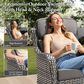 Sunwell Garden 4-Piece Firepit Set in Gray, , large