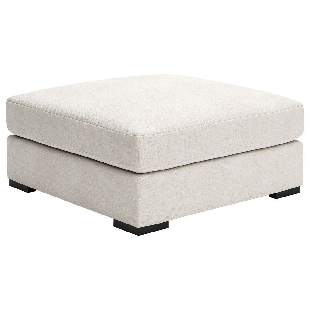 Ashley Donelson Creek Oversized Accent Ottoman in Vanilla, , large