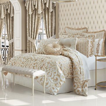 J. Queen New York La Boheme 4-Piece King Comforter Set in Gold, , large