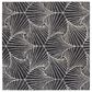 Safavieh Micro-Loop MLP174H 5" Square Charcoal and Ivory Area Rug, , large