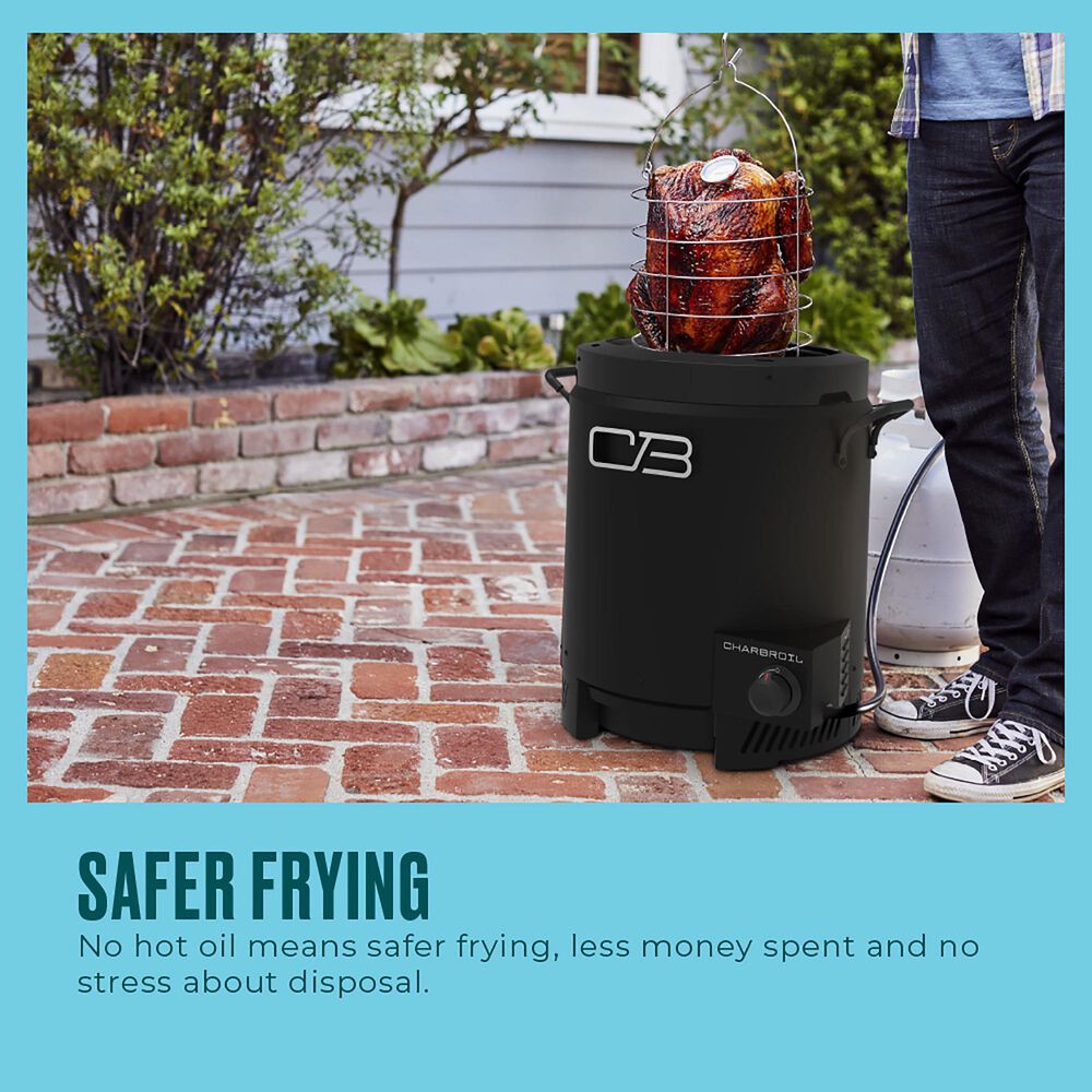 Char-Broil The Big Easy Outdoor Air Fryer in Black, , large