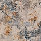 Surya Laila LAA-2315 6"7" x 9"6" Teal, Sage, Orange, Saffron, Gray and Cream Area Rug, , large