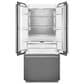 SMEG 19.6 Cu. Ft. Built-in French Door Refrigerator in Panel Ready, , large