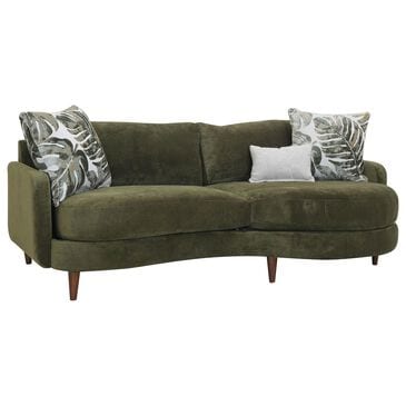 Jonathan Louis Collette Estate Stationary Sofa in Sage Velvet, , large