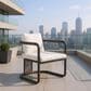 Zuo Modern Ciel Outdoor Dining Chair in Ivory (Set of 2), , large