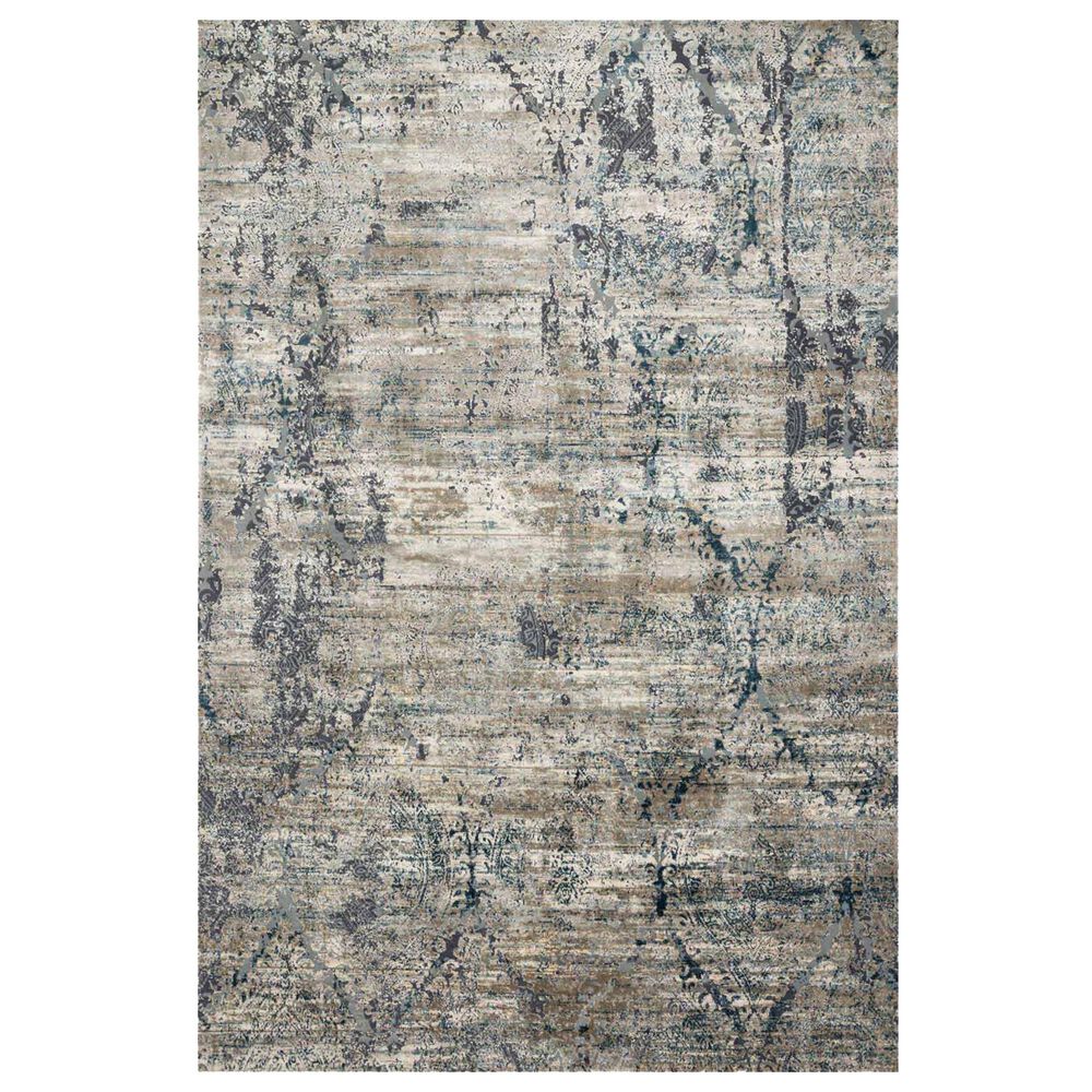 Loloi Cascade 7"10" x 10"10" Taupe and Blue Area Rug, , large